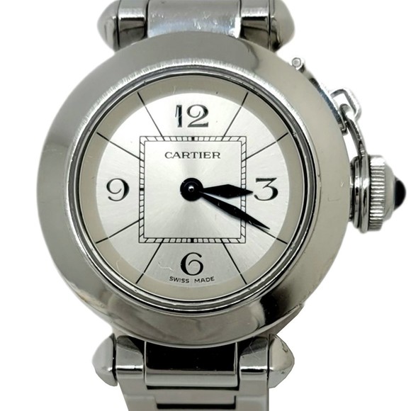 CARTIER Accessories - Cartier Mispasha W3140007 Quartz Stainless Steel SS Silver Dial Women's Fashi...